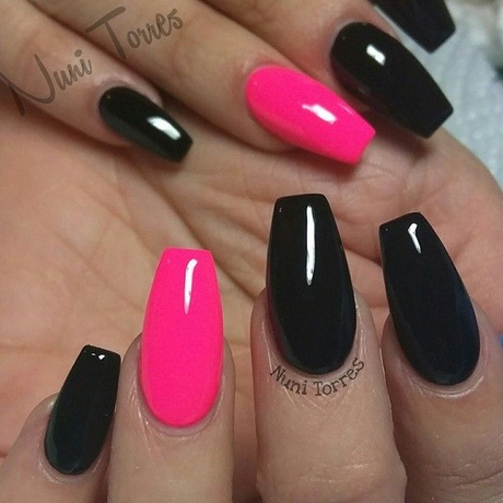 cute-hot-pink-nail-designs-16_10 Drăguț roz roz modele de unghii