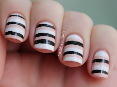 cute-nail-designs-black-and-white-68_2 Modele drăguțe de unghii alb-negru