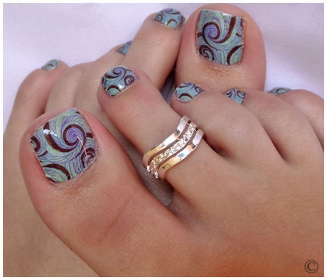 cute-nail-designs-for-toes-45_10 Modele drăguțe de unghii pentru degetele de la picioare