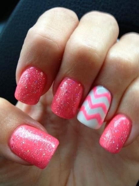 cute-nail-designs-pink-77_11 Drăguț unghii modele roz