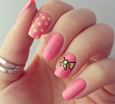 cute-pink-nail-art-98_2 Drăguț roz nail art