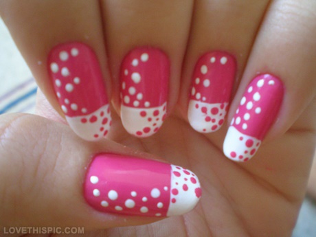 cute-pink-nail-art-98_5 Drăguț roz nail art