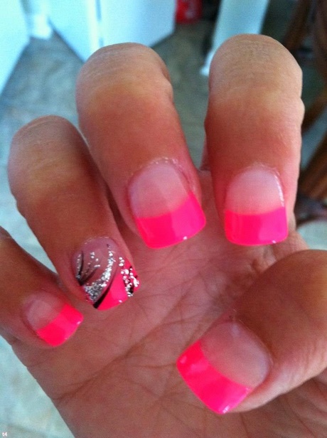 cute-pink-nail-ideas-71_7 Idei drăguțe de unghii roz