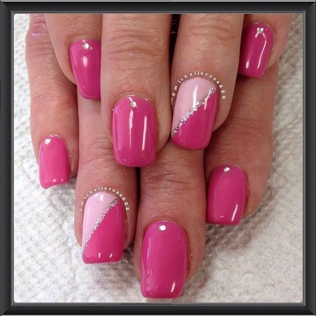 dark-pink-nail-art-78_3 Arta unghiilor Roz închis