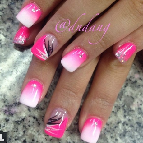 design-on-pink-nails-00_9 Design pe unghii roz