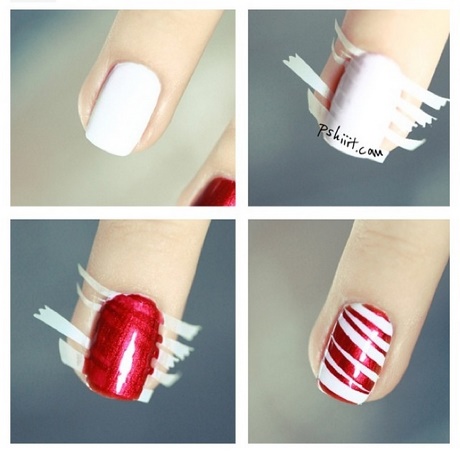 easy-at-home-nail-art-37_20 Ușor la domiciliu nail art