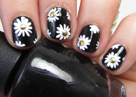 easy-nail-art-black-and-white-20_8 Ușor de unghii alb - negru