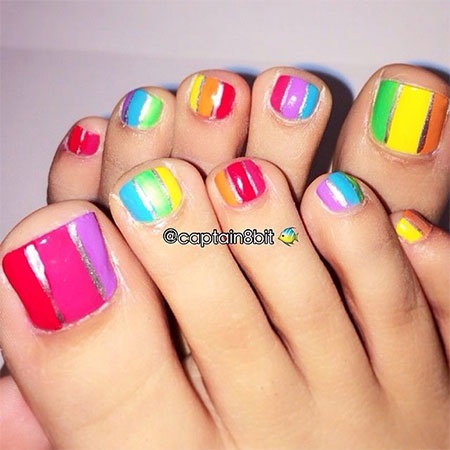 easy-nail-art-for-toes-18_13 Ușor de unghii pentru degetele de la picioare