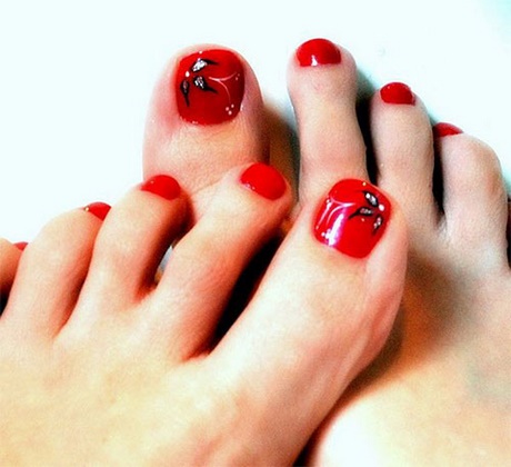 easy-nail-art-for-toes-18_14 Ușor de unghii pentru degetele de la picioare