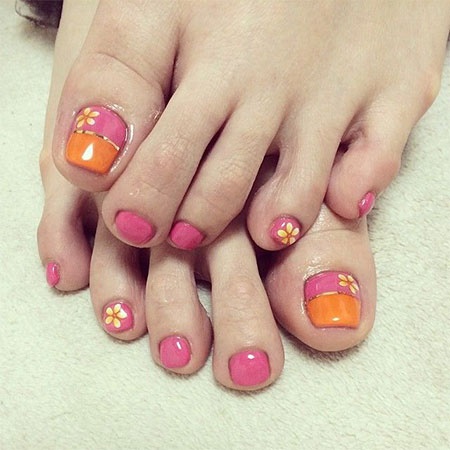 easy-to-do-nail-art-for-toes-83_8 Ușor de făcut unghii pentru degetele de la picioare