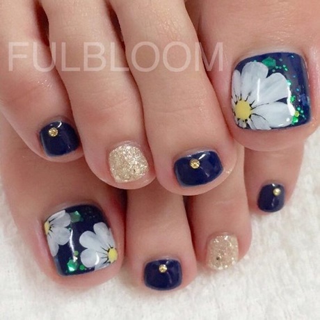 floral-toe-nail-designs-91_12 Modele florale de unghii