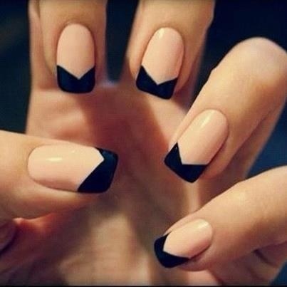 french-black-manicure-69_3 Manichiură neagră Franceză