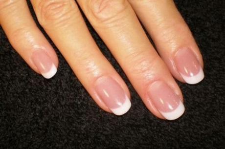 french-look-nails-51_12 Unghiile cu aspect francez