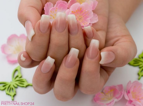 french-look-nails-51_15 Unghiile cu aspect francez