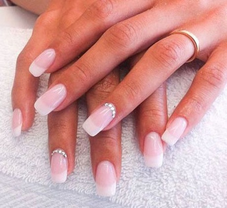 french-look-nails-51_4 Unghiile cu aspect francez