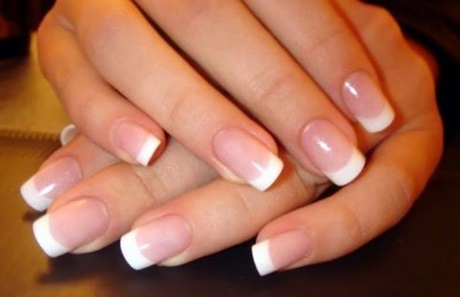 french-look-nails-51_7 Unghiile cu aspect francez