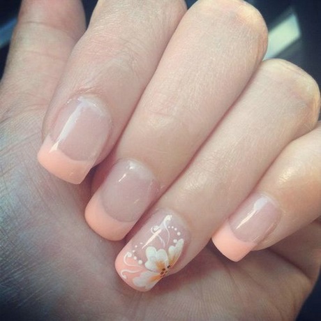 french-manicure-designs-short-nails-91_20 Manichiura franceză proiectează unghii scurte