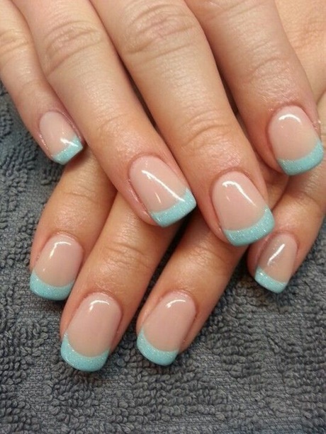 french-manicure-different-colors-93 Manichiura franceză culori diferite