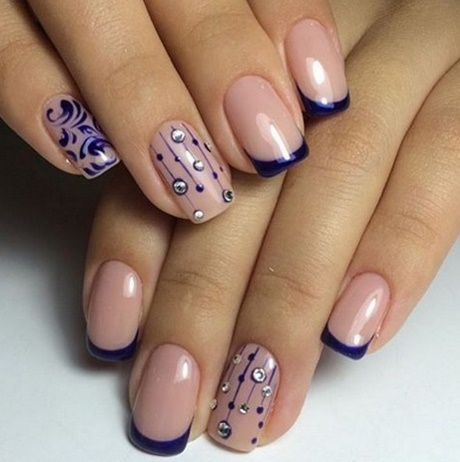 french-manicure-gel-nail-designs-25_6 Manichiură franceză gel de unghii modele