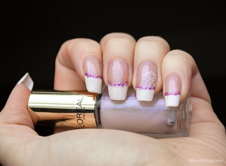 french-manicure-with-color-line-92_14 Manichiură franceză cu linie de culoare