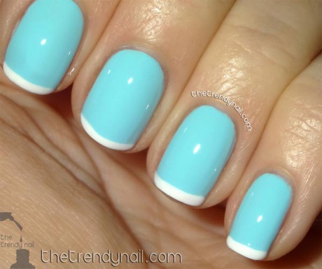 french-nail-designs-for-short-nails-40_11 Modele de unghii franceze pentru unghii scurte