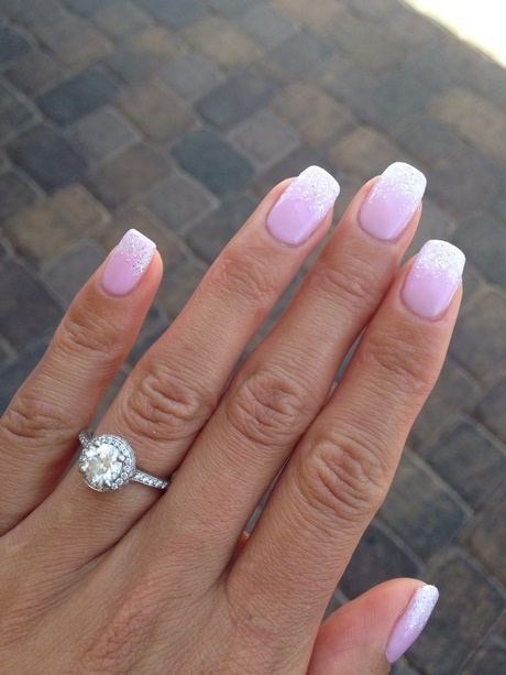 french-nails-pink-and-white-69_5 Unghiile franceze roz și alb