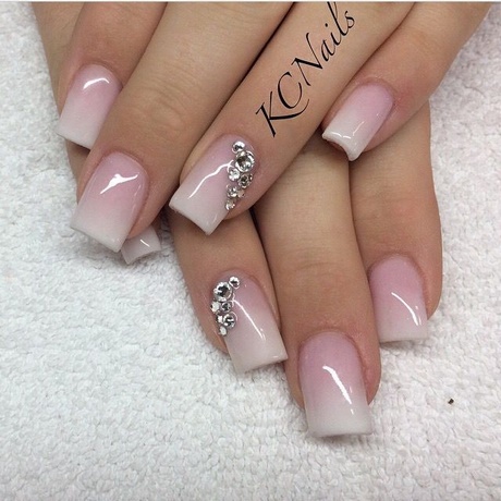 french-nails-pink-and-white-69_7 Unghiile franceze roz și alb