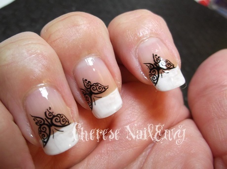 french-white-nail-designs-28_4 Modele de unghii albe franceze