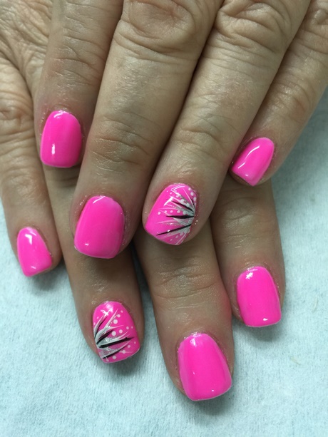 gel-nails-designs-pink-80_3 Gel unghii modele roz