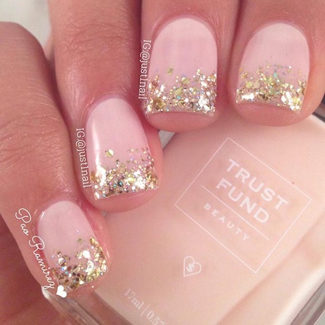 gold-and-pink-nails-95_9 Aur și unghii roz
