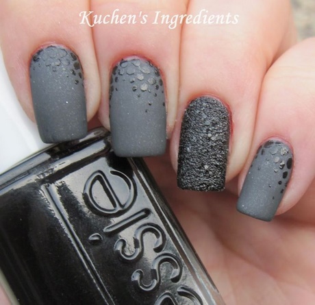 grey-and-black-nail-art-51_6 Gri și negru nail art