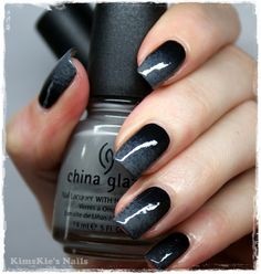 grey-and-black-nail-art-51_9 Gri și negru nail art