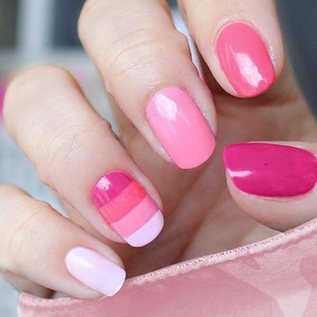 hot-pink-nail-ideas-00_19 Idei de unghii roz roz
