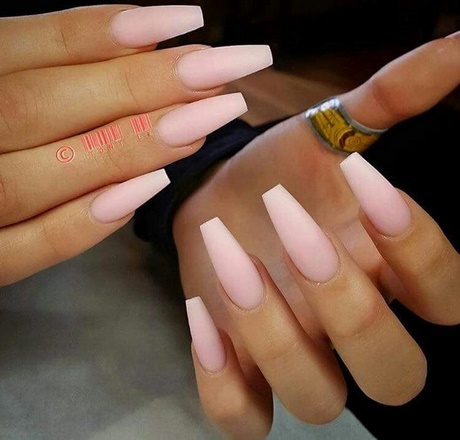 matte-baby-pink-nails-87_20 Unghii roz mat pentru copii