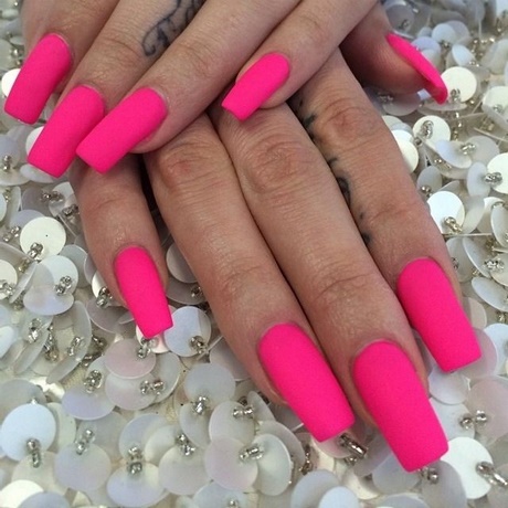 matte-pink-nails-54_13 Unghii roz Mat