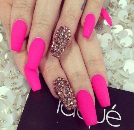 matte-pink-nails-54_16 Unghii roz Mat