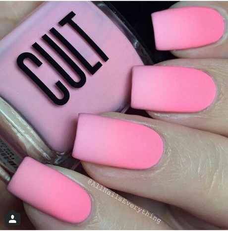 matte-pink-nails-54_17 Unghii roz Mat
