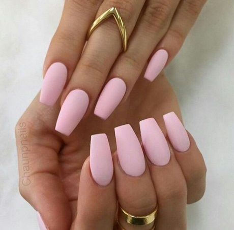 matte-pink-nails-54_4 Unghii roz Mat