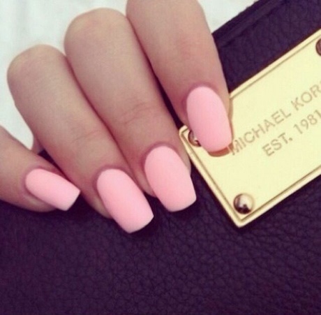 matte-pink-nails-54_5 Unghii roz Mat