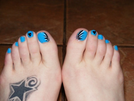 nail-art-design-foot-27_8 Nail art design picior