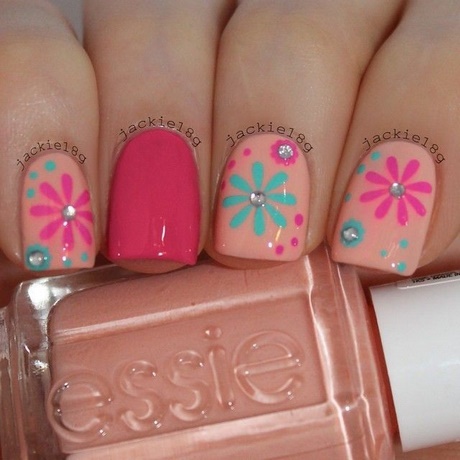Nail art design roz