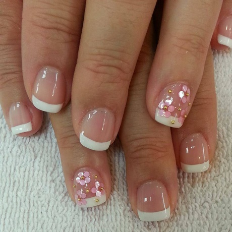 nail-art-designs-for-french-manicure-52_9 Modele de unghii pentru manichiura franceza