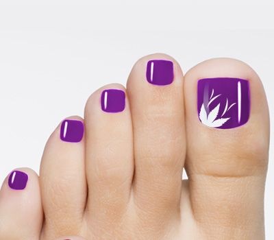 Nail art pentru degetele piciorului