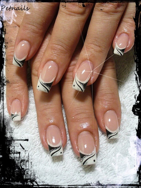 nail-art-for-french-nails-52_10 Nail art pentru unghiile franceze