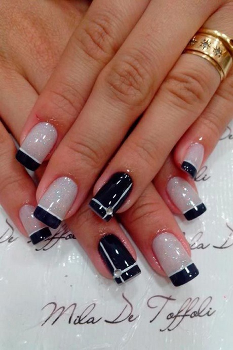 nail-art-for-french-nails-52_6 Nail art pentru unghiile franceze