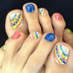 Nail art pentru unghiile picioarelor
