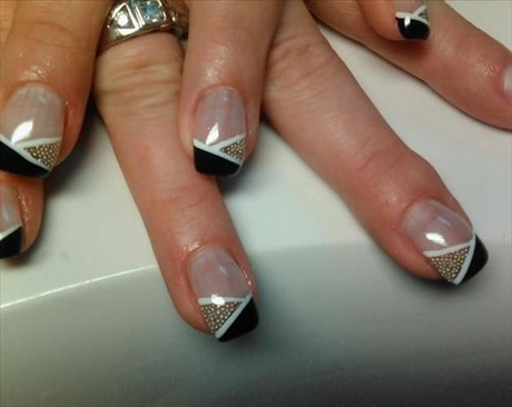 nail-art-for-short-fingernails-07_9 Nail art pentru unghii scurte
