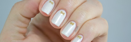 nail-art-gold-and-white-39_10 Nail art aur și alb
