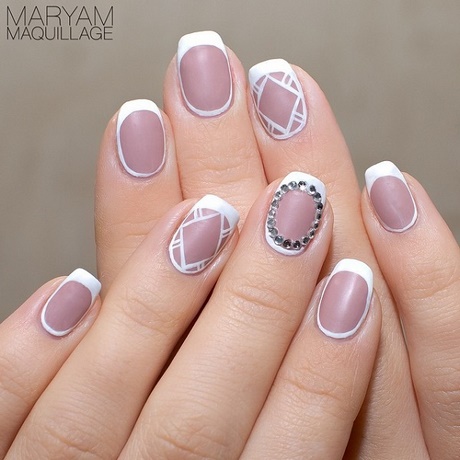 nail-art-grey-and-white-31_5 Nail art gri și alb