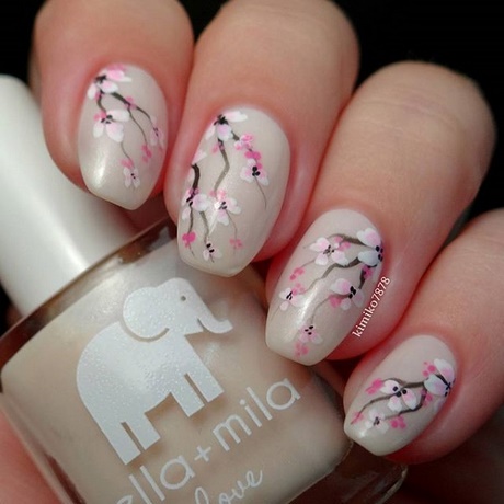 nail-art-pink-and-white-29_10 Nail art roz și alb